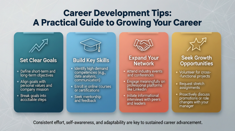 Career Development Tips – A Practical Guide to Growing Your Career